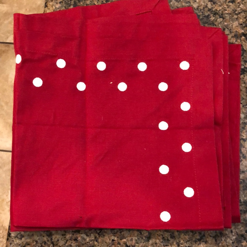 Set of 4 Pottery Barn Napkins